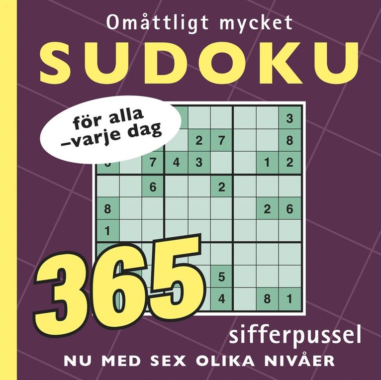 Omåttligt mycket sudoku : för alla - varje dag, Häftad