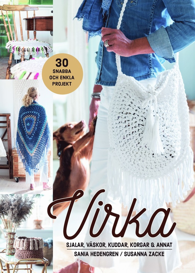 Virka sjalar, väskor, kuddar, korgar & annat 1