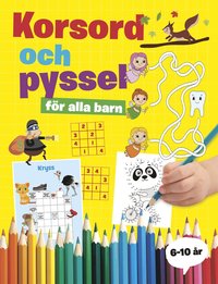 bokomslag Korsord och pyssel för alla barn