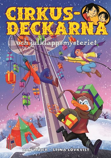 Dan Höjer - Cirkusdeckarna och julklappsmysteriet, Kartonnage