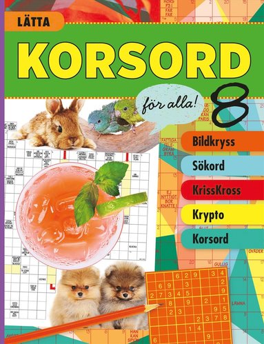 bokomslag Lätta korsord för alla! 8