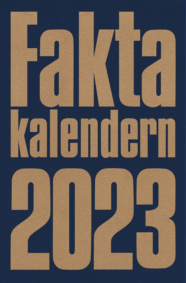 Faktakalendern 2023, Häftad