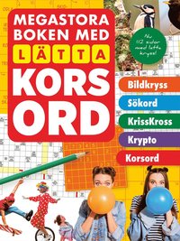 bokomslag Megastora boken med lätta korsord