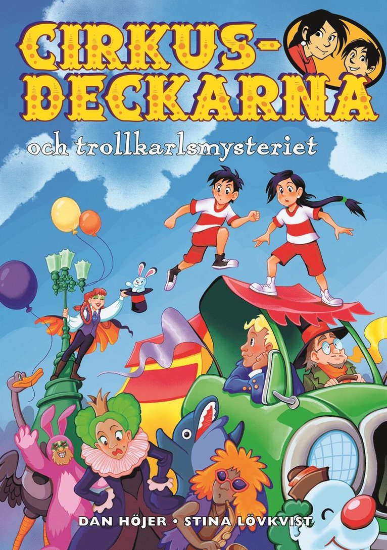 Dan Höjer - Cirkusdeckarna och trollkarlsmysteriet, Kartonnage