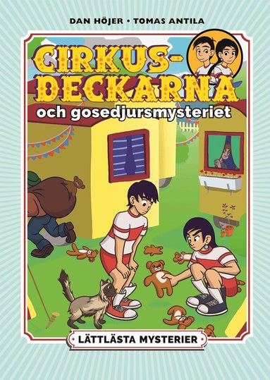 Dan Höjer - Lättlästa mysterier. Cirkusdeckarna och gosedjursmysteriet, Kartonnage