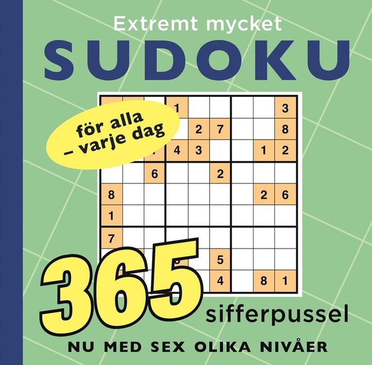 Extremt mycket sudoku, Häftad