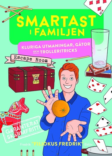 bokomslag Smartast i familjen : kluriga utmaningar, gåtor och trolleritricks