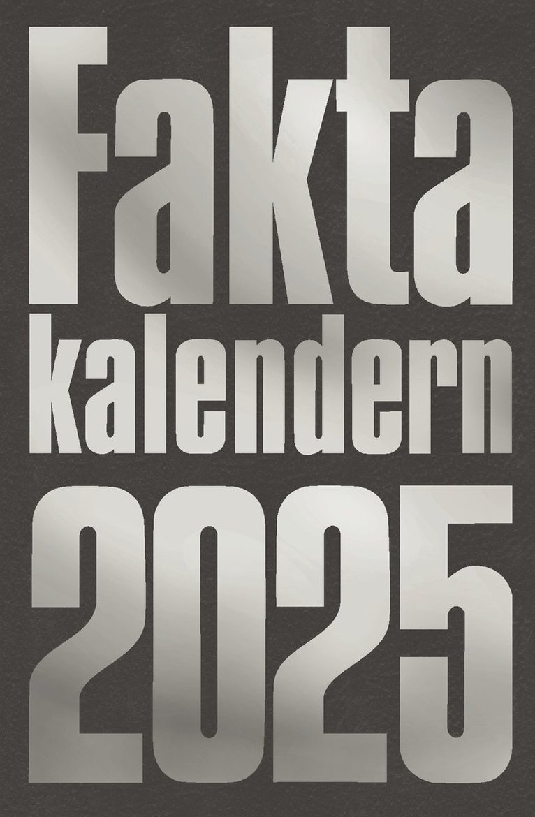 Bokförlaget Semic - Faktakalendern 2025, Häftad