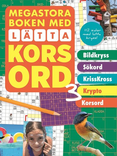 Tankesport - Megastora boken med lätta korsord 3, Häftad