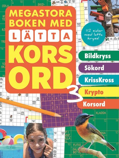 bokomslag Megastora boken med lätta korsord 3