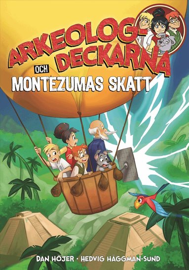 Dan Höjer - Arkeologdeckarna och Montezumas skatt, Kartonnage