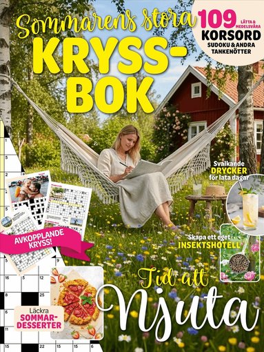 Tankesport - Sommarens stora kryssbok : 109 lätta och medelsvåra korsord, sudoku och andra tankenötter, Häftad