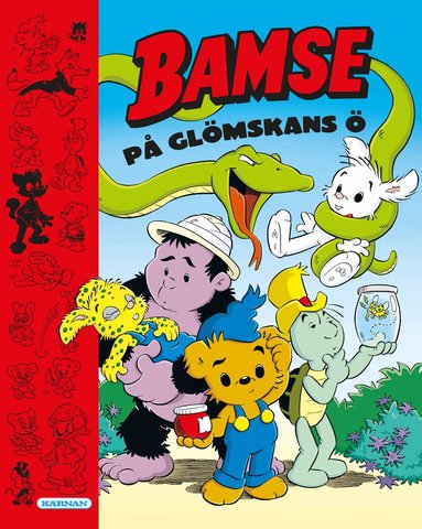 Jimmy Wallin - Bamse på Glömskans ö, Kartonnage