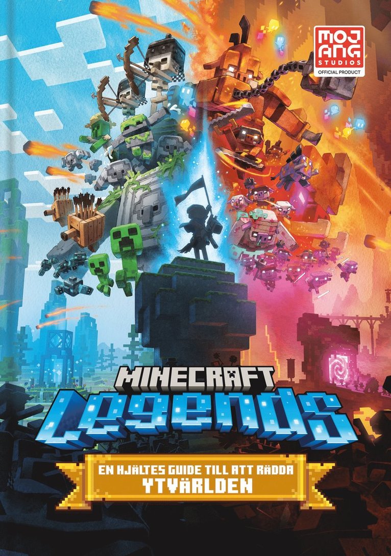 Minecraft Legends. En hjältes guide till att rädda Ytvärlden, Kartonnage