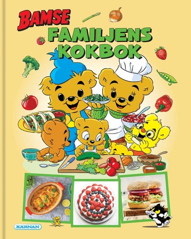Bamse Familjens kokbok, Kartonnage