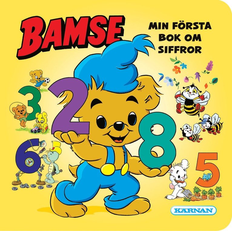 Bamse Min första bok om siffror 1