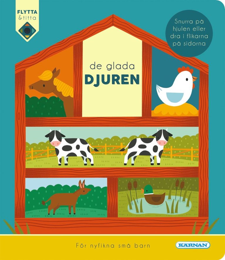 Lena Wickenberg - De glada djuren, Kartonnage