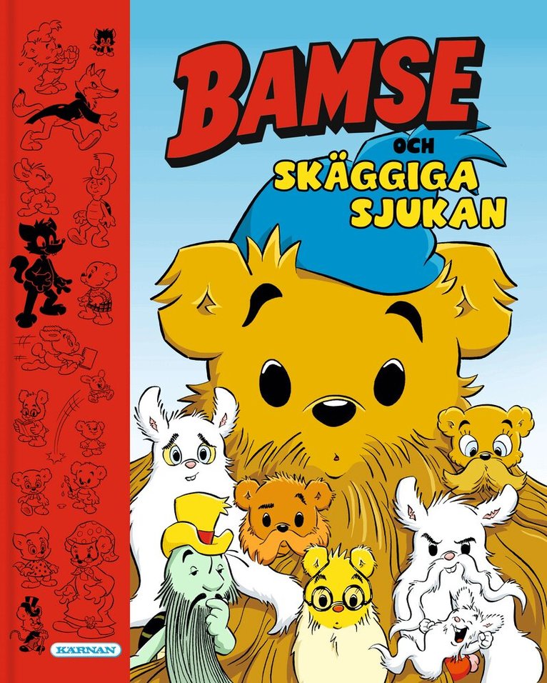 Jimmy Wallin - Bamse och skäggiga sjukan, Kartonnage