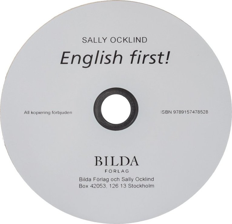 English first! - Cd- Reviderad upplaga 1