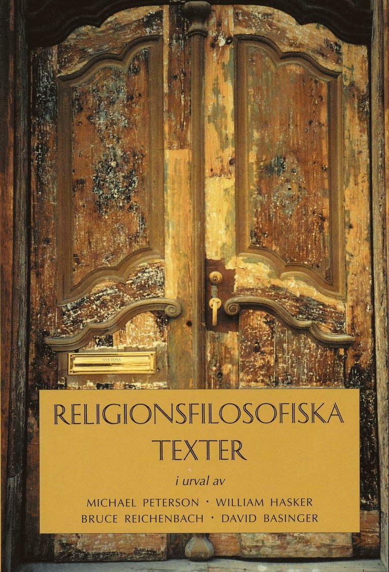 Religionsfilosofiska texter 1