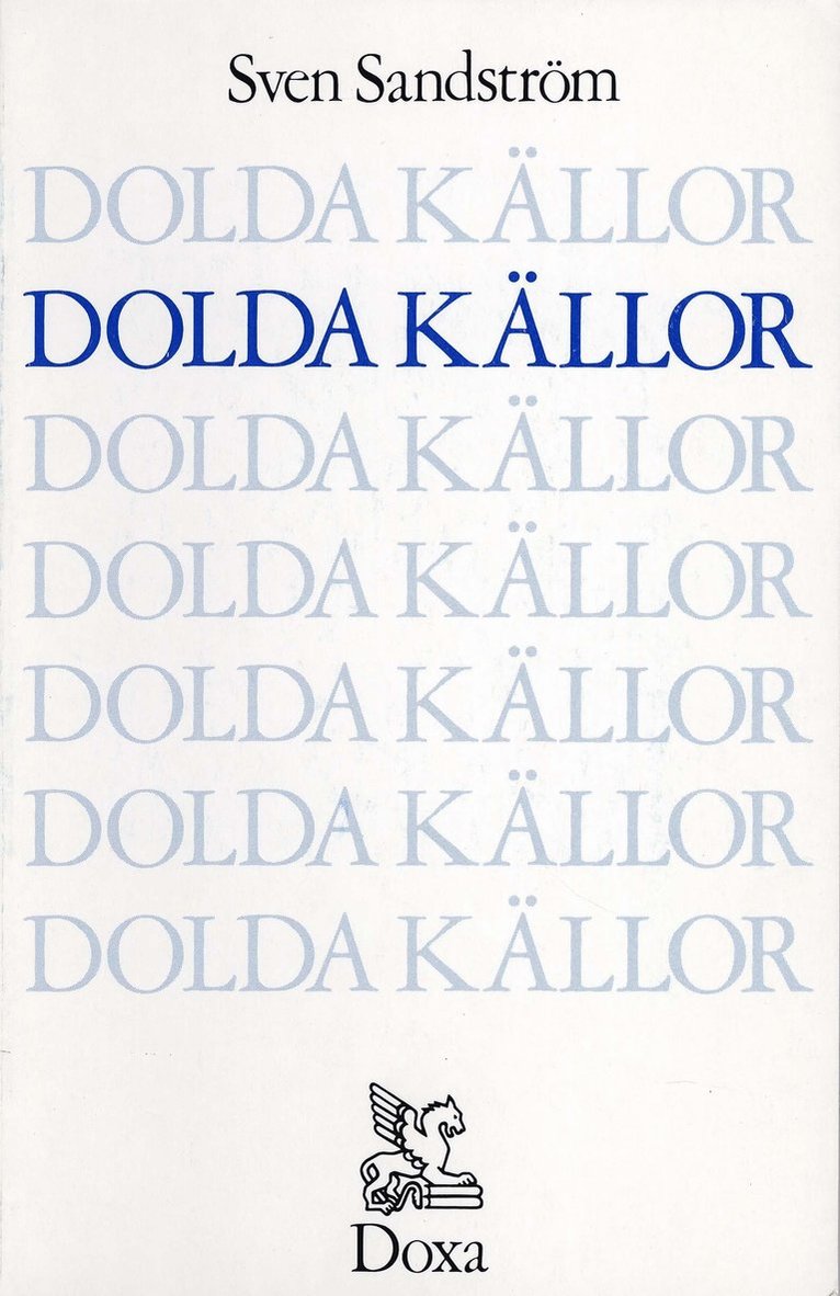 Dolda källor 1