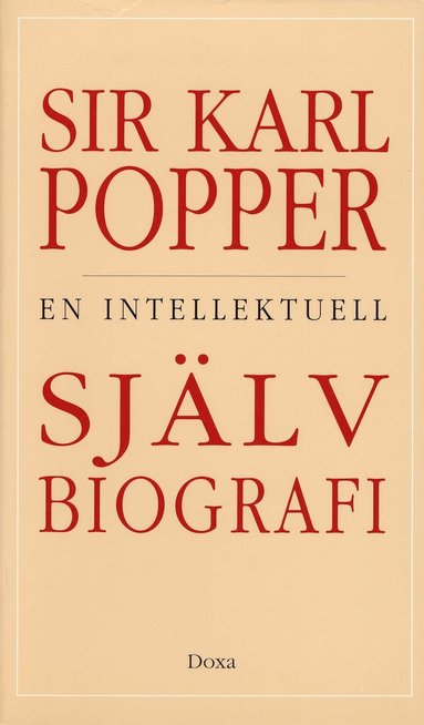 bokomslag En intellektuell självbiografi