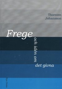 bokomslag Frege Och Idén Om Det Givna