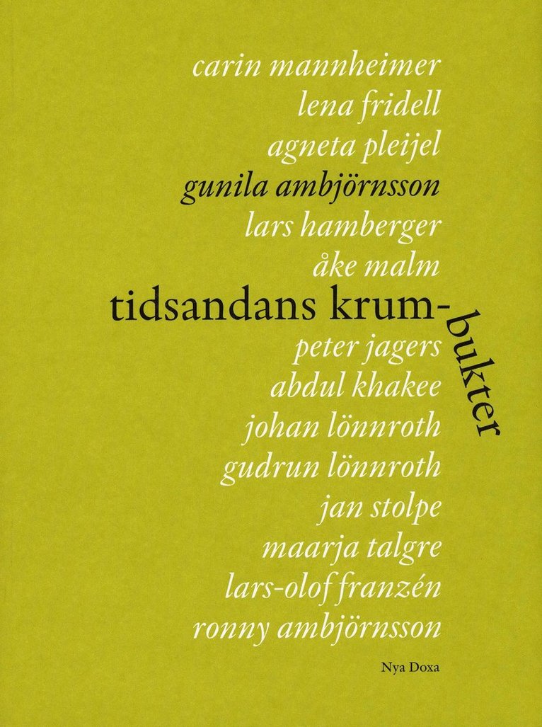 Gunilla Ambjörnsson - Tidsandans krumbukter, Häftad