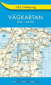 bokomslag 122 Linköping Vägkartan : 1:100000