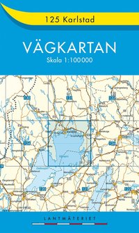 bokomslag 125 Karlstad Vägkartan : 1:100000