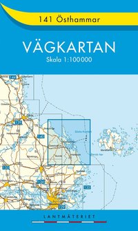 bokomslag 141 Östhammar Vägkartan : 1:100000