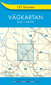 bokomslag 157 Dorotea Vägkartan : 1:100000