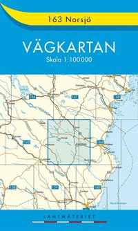 bokomslag 163 Norsjö Vägkartan : 1:100000