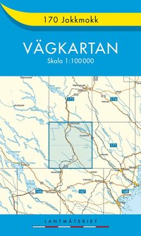 bokomslag 170 Jokkmokk Vägkartan : 1:100000