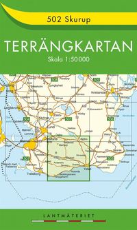 bokomslag 502 Skurup Terrängkartan : 1:50000