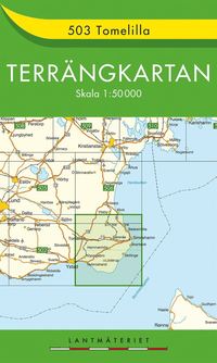 bokomslag 503 Tomelilla Terrängkartan : 1:50000