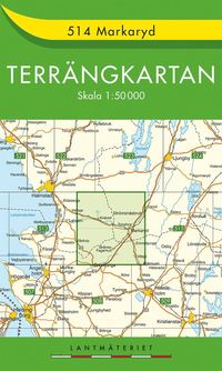 bokomslag 514 Markaryd terrängkartan : 1:50000