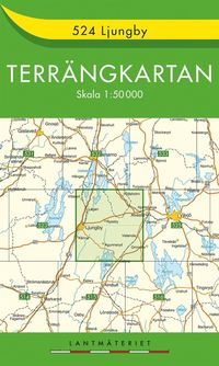 bokomslag 524 Ljungby Terrängkartan : 1:50000