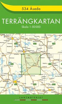 bokomslag 534 Åseda Terrängkartan : 1:50000