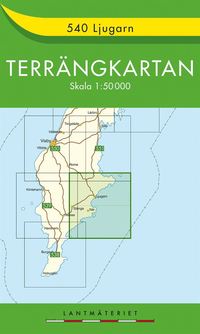 bokomslag 540 Ljugarn Terrängkartan : 1:50000