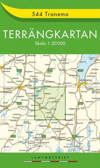 bokomslag 544 Tranemo Terrängkartan : 1:50000