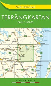bokomslag 548 Hultsfred Terrängkartan : 1:50000