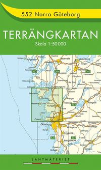 bokomslag 552 Norra Göteborg Terrängkartan : 1:50000