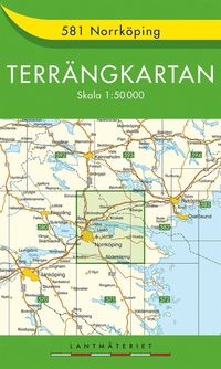 bokomslag 581 Norrköping Terrängkartan : 1:50000