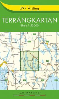 bokomslag 597 Årjäng Terrängkartan : 1:50000