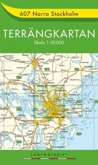bokomslag 607 Norra Stockholm Terrängkartan : 1:50000