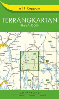 bokomslag 611 Koppom Terrängkartan : 1:50000