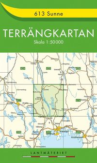 bokomslag 613 Sunne Terrängkartan : 1:50000