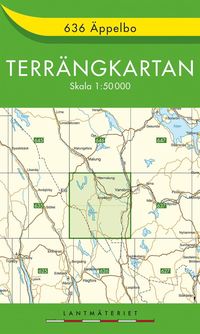 bokomslag 636 Äppelbo Terrängkartan : 1:50000