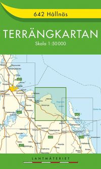 bokomslag 642 Hållnäs Terrängkartan : 1:50000